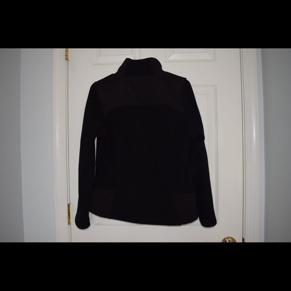Black fleece zip up jacket - Picture 2 of 4